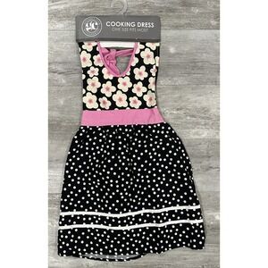 Gourmet Club Cooking Dress Apron One Size Fits Most Floral Brand New